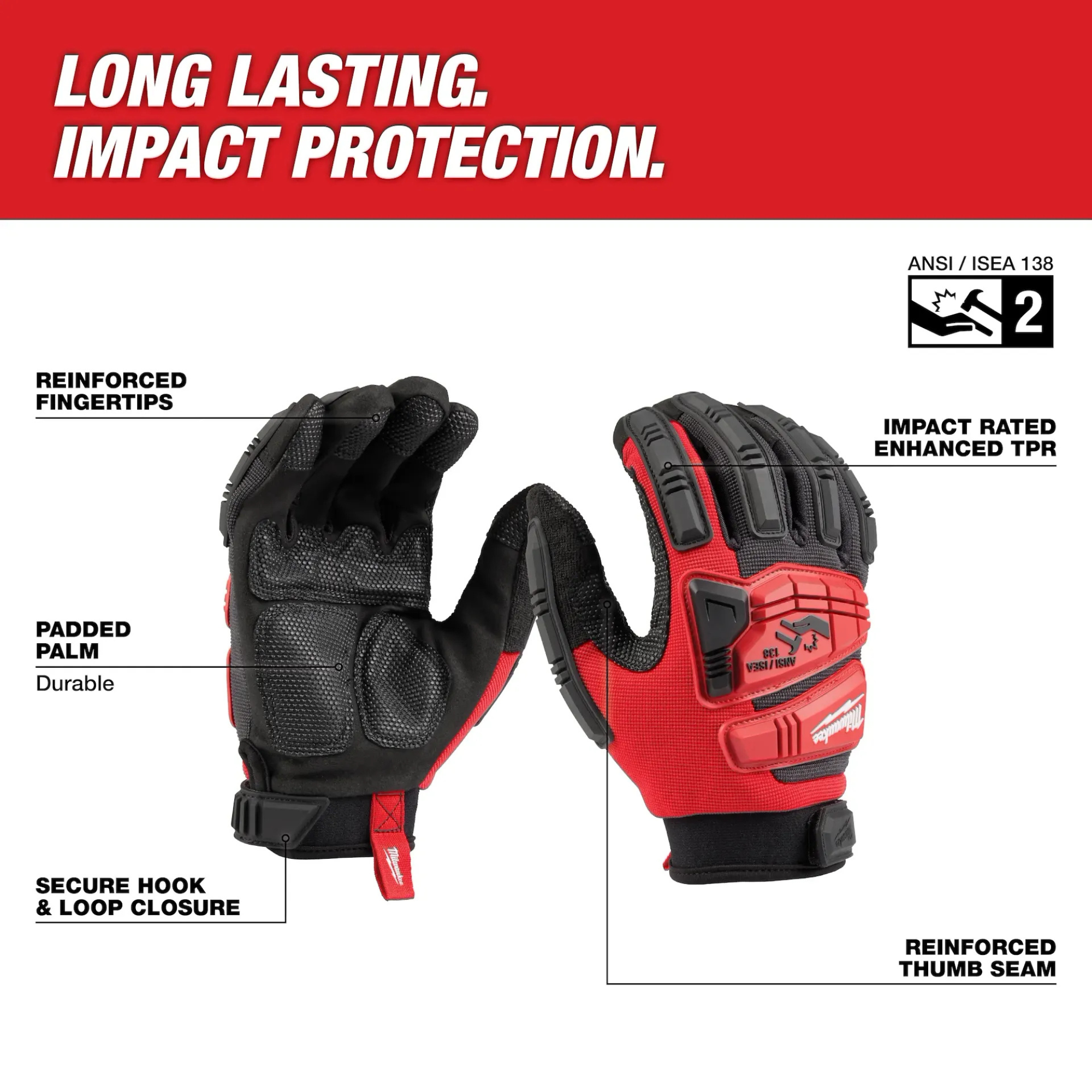 Milwaukee Impact Wrecking Work Glove from Columbia Safety